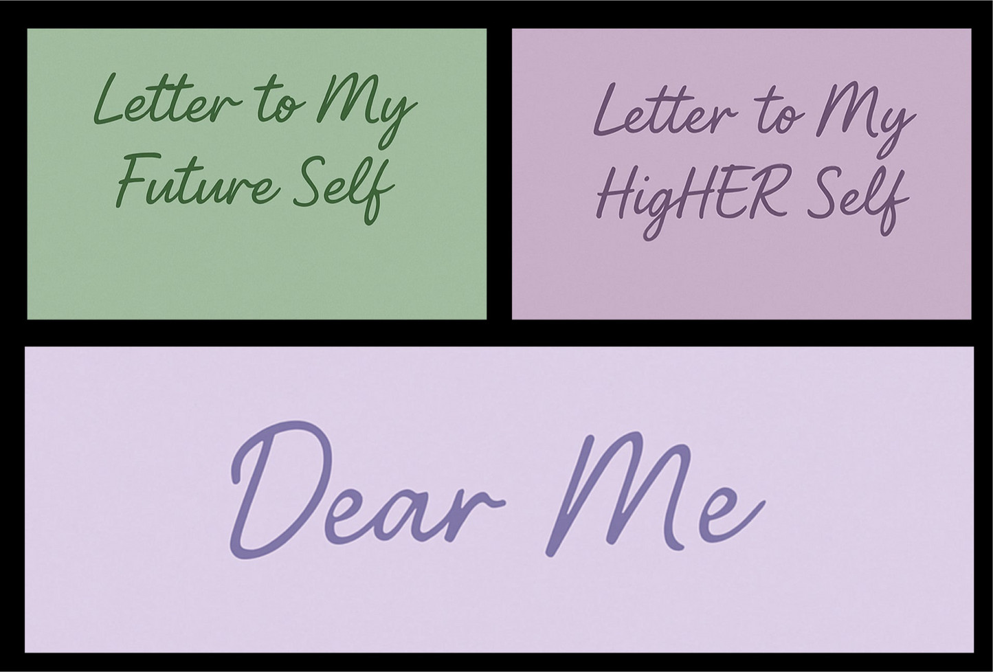 Three Letters to Self – Customizable Letter Bundle (Digital Download)